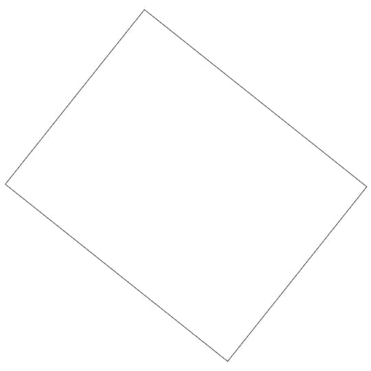 White Pacon Coated Poster Board, 22&#x22; x 28&#x22;, Pack of 25